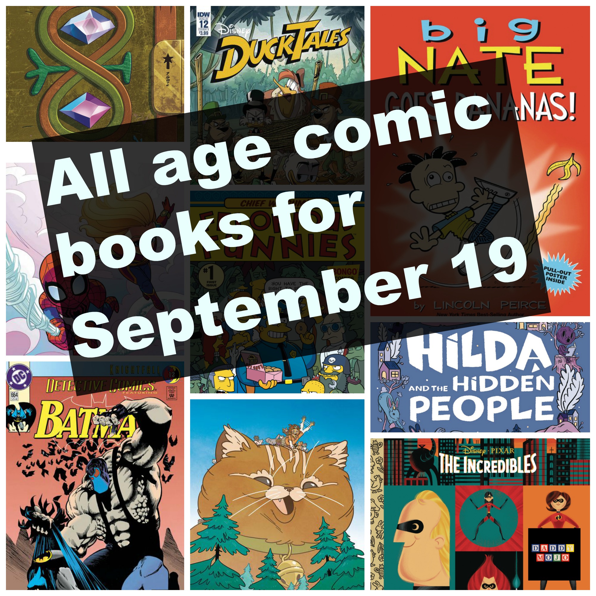 All age comic books for September 19