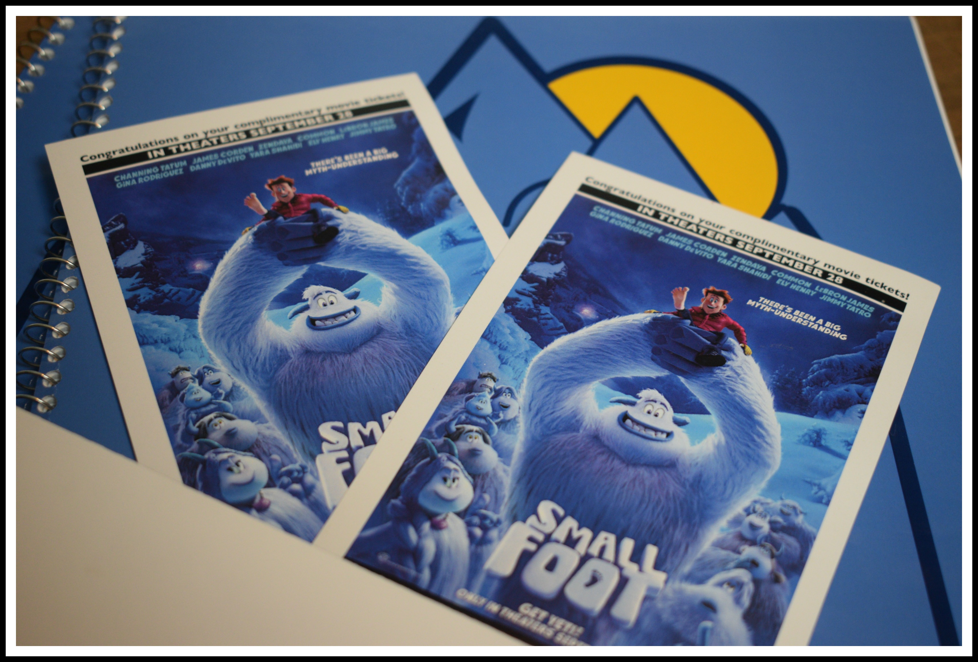 Win a family 4-pack of tickets to see #SmallFoot in movie theaters