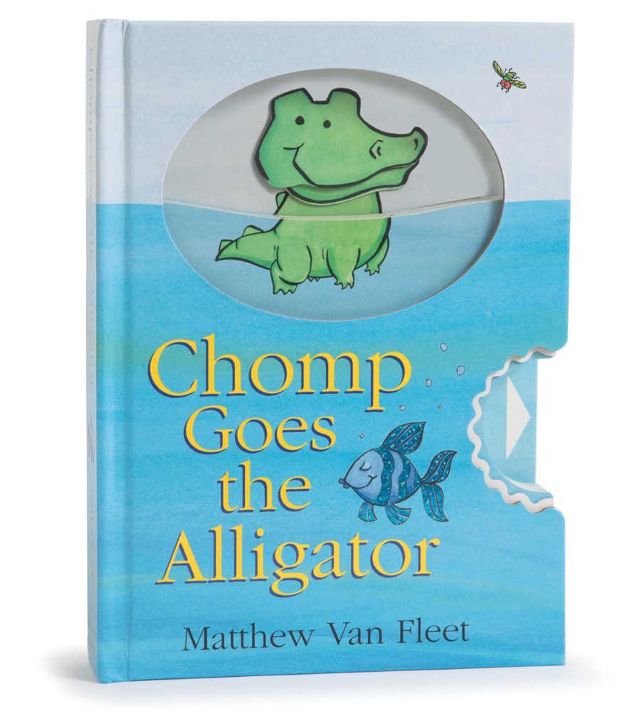 Board book, chomp goes the alligator, board books, matthew van fleet, simon kids, simon and Schuster