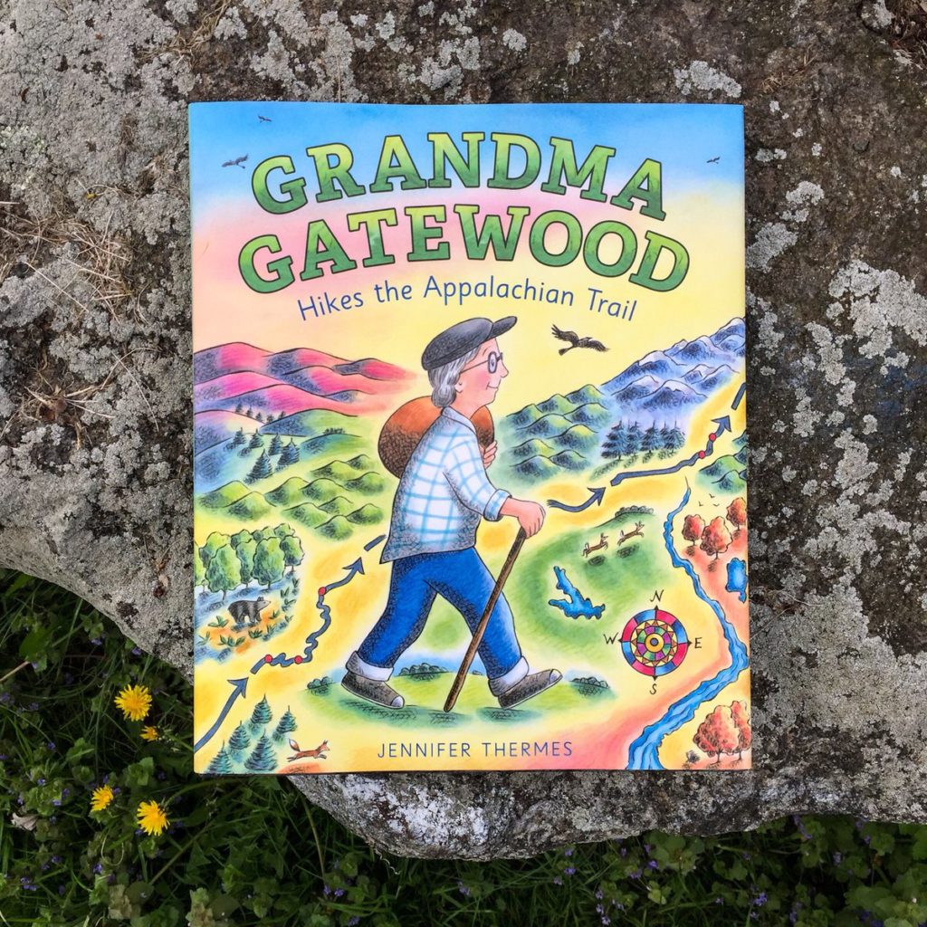 Jennifer thermes, grandma gatewood, grandma gatewood hikes the Appalachian trail, emma gatewood, amicalola state park, amicalola state falls, Abrams Books 