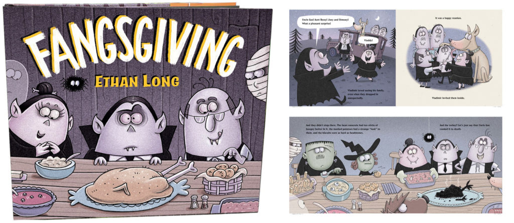 Thanksgiving, Fangsgiving, Ethan Long, vlad, childrens book, childrens illustrated book, book review