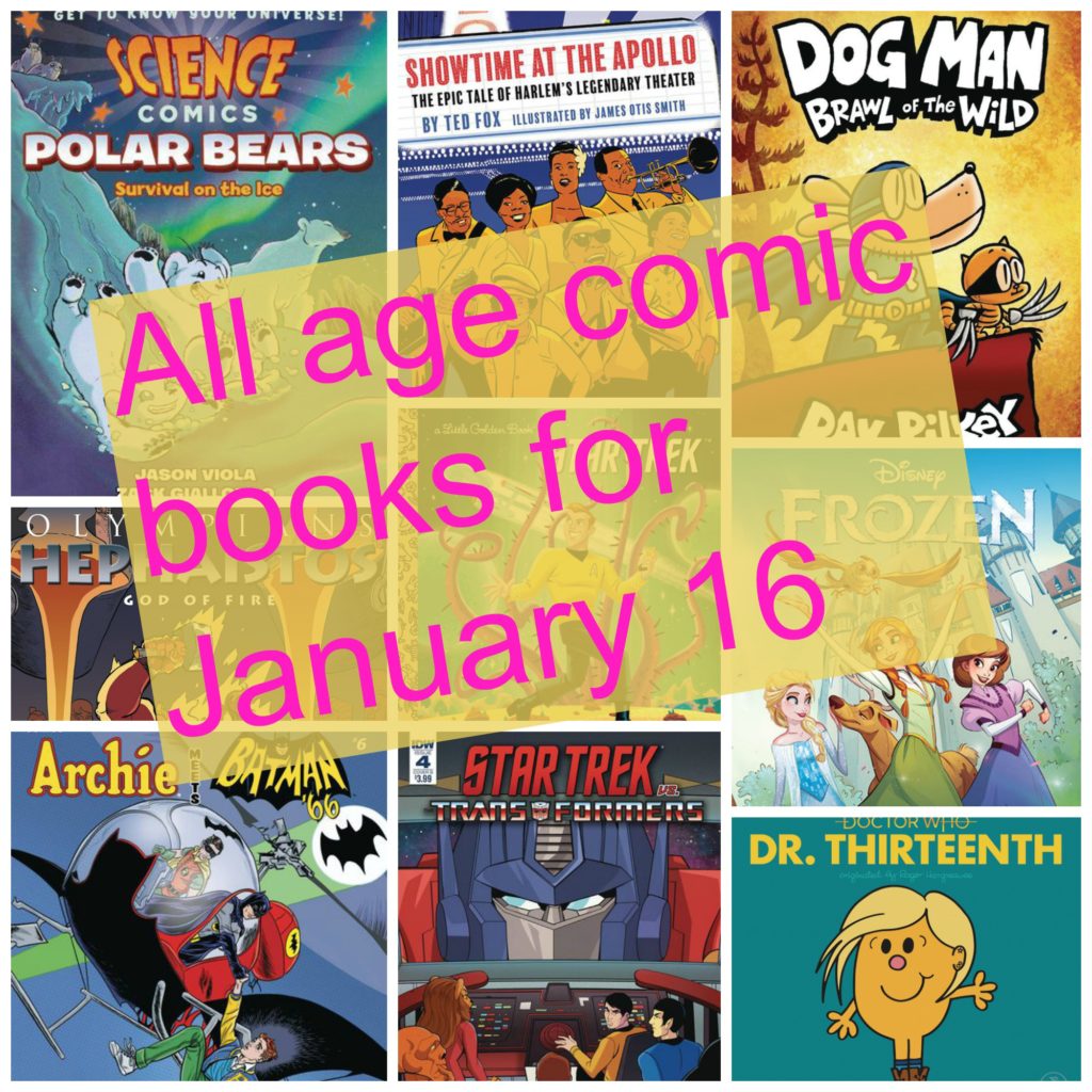 This week in the new all age comic books has something for everyone, Star Trek, Science Comics, Lumberjanes, MLP and more. 