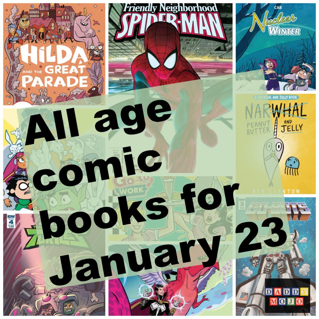 Hilda, Hilda and the great parade, friendly neighborhood spider man, spider man betty and veronica, betty & veronica, archie, archie comics, all age comic, all age comic books, comic books 