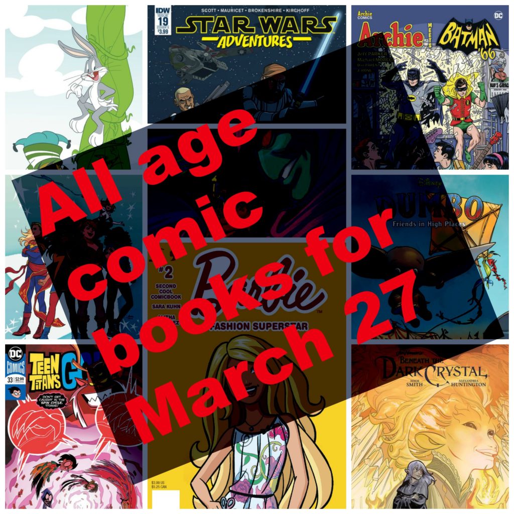 Dumbo, loony Tunes, moon girl, teen titans, teen titans go, marvel, comic books, all age comic books, all age comics