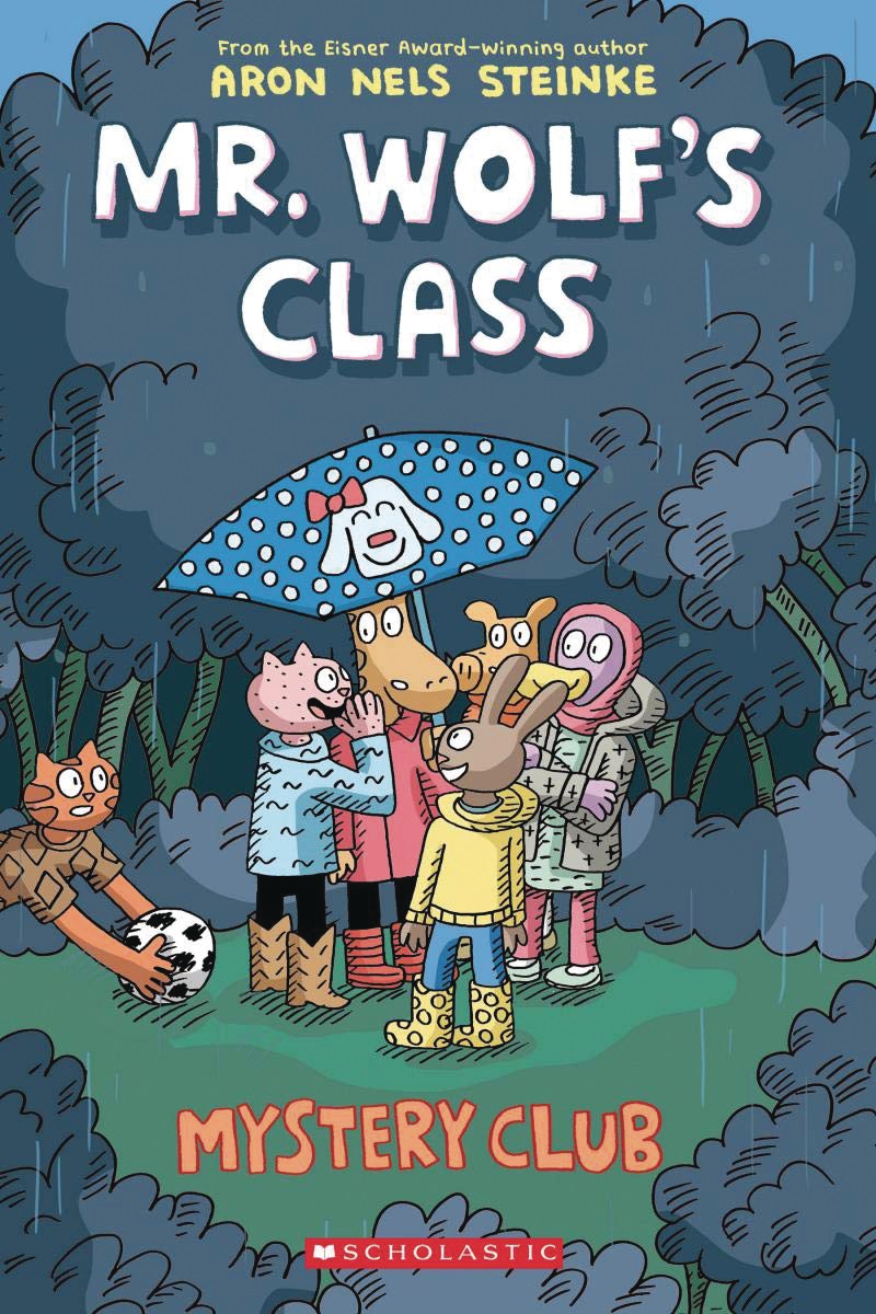 Mr. Wolf’s Class: Mystery Club, an elementary school go-to graphic novel