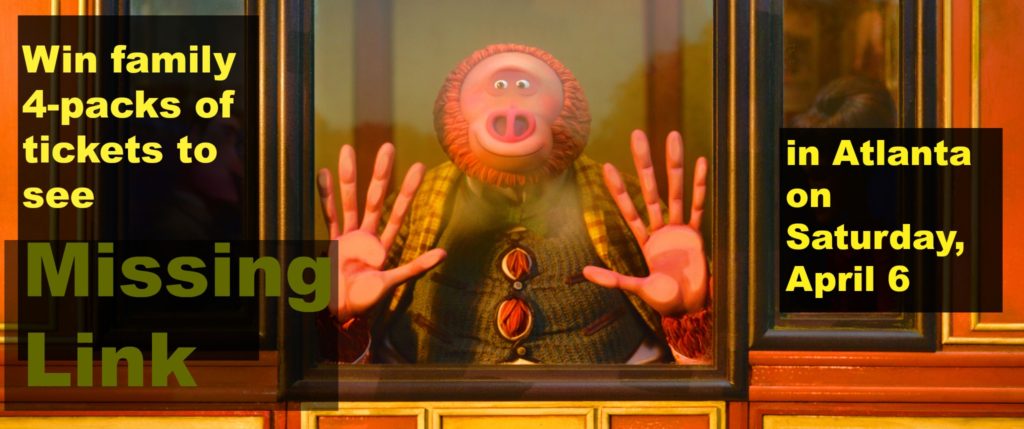 Atlanta, missing link, missing link sneak preview, laika, stop motion, stop animation, sneak preview Atlanta