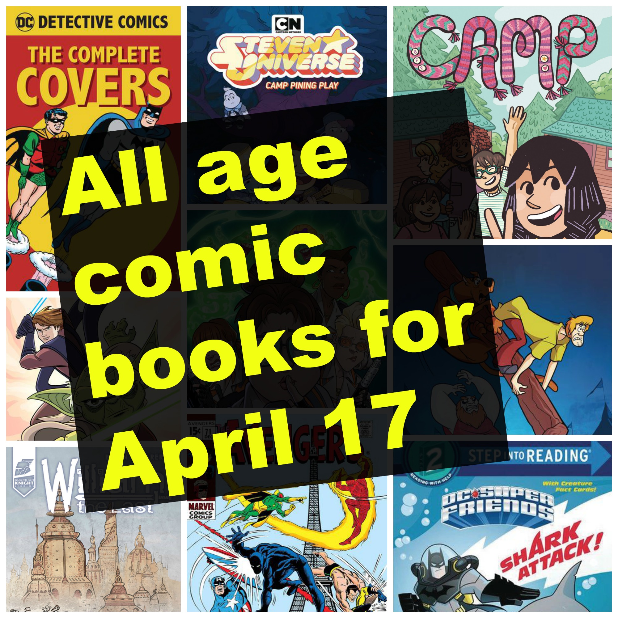 Boom studios, dc comics, IDW Publishing, batman, detective comics, star wars, steven universe, all age comic books, comic books, cartoon network, lumberjanes, marvel comics,