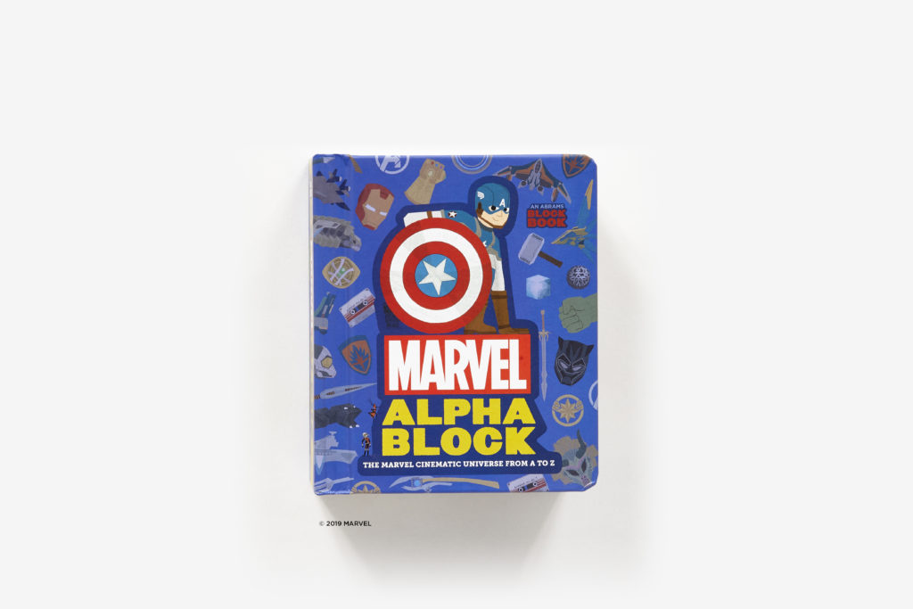 Marvel Alpha Block from the Abrams Block Books continues the best A, B, C book series around with this entry starring dozens of MCU characters.  