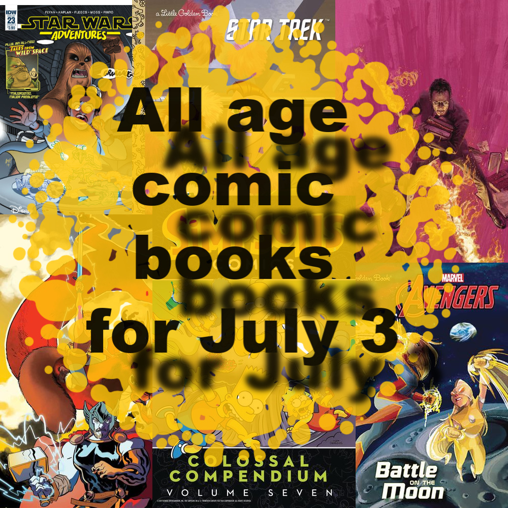 This week in all age comic books check out Geronimo Stilton, Simpsons Comics, Marvel Avengers Black Panther, Sonic and much more.