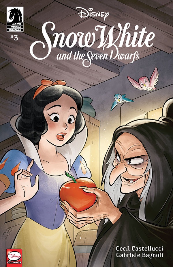 snow white, snow white and the seven dwarfs, dark horse, all age comic books 