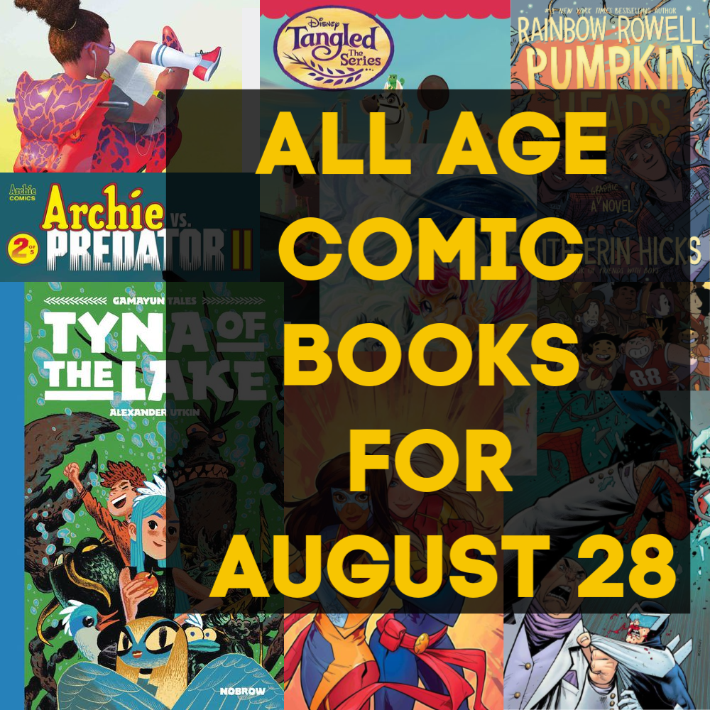 All age comic books for August 28