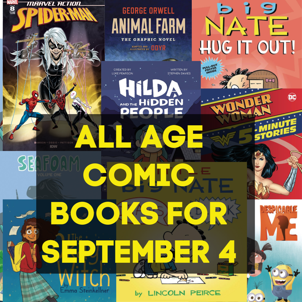 All age comic books for September 4