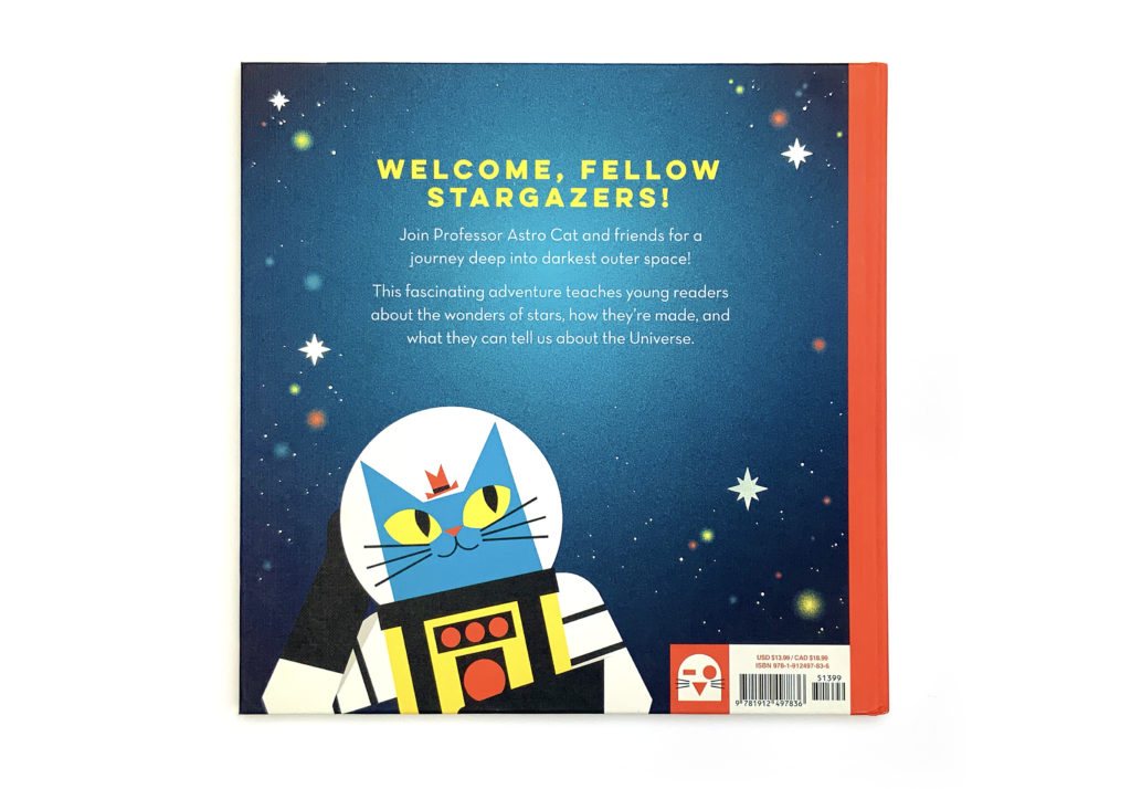 Professor Astro Cat’s Stargazing is a beautiful and education book on stars that’ll have ages 5 through 7 (and up) looking up and wondering.   