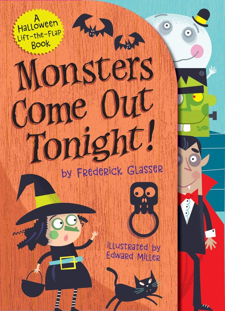 For pre-k through early elementary school kids Monsters Come Out Tonight is just the sort of durable, quick book they’re looking for to get them primed for Halloween.  