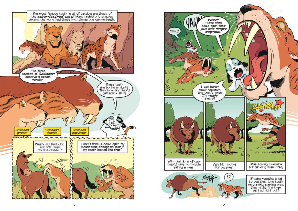 Science Comics: Cats by Andy Hirsch is an entertaining graphic novel masquerading as a cat bio book. Ages 8 and up will laugh, learn and love it.  