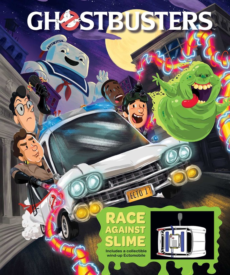 Ghostbusters Race Against Slime, beautiful, interactive, board book fan fun