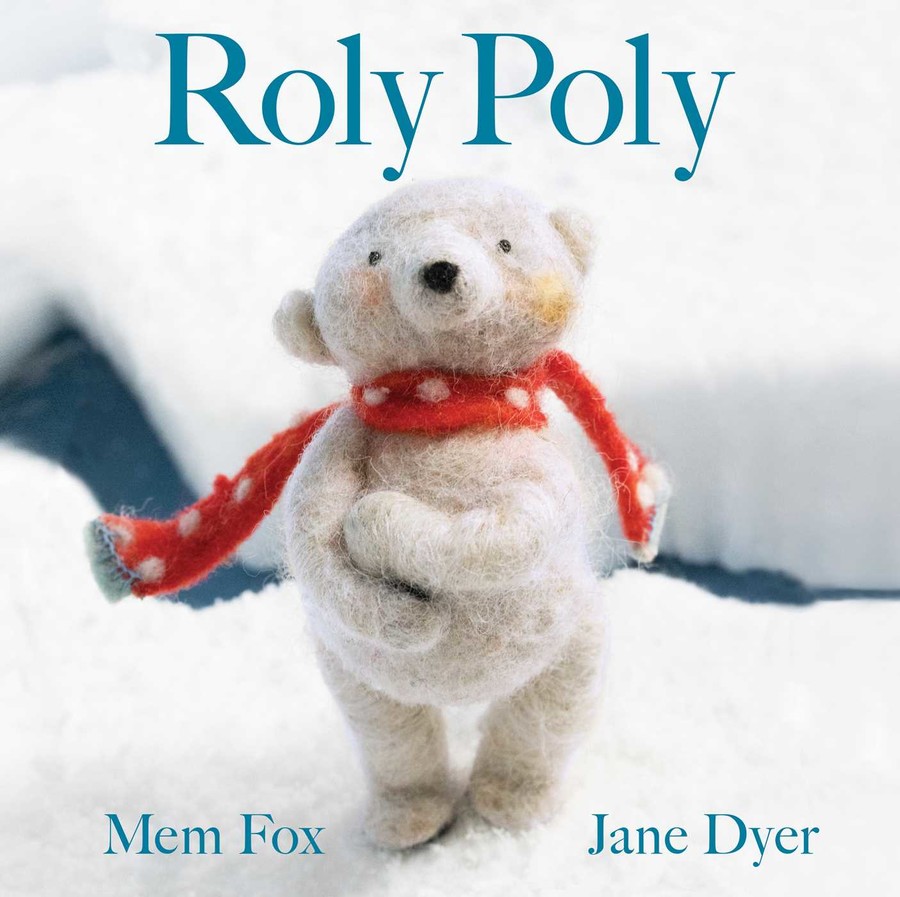 Roly Poly. Think, what to expect when you’re expecting a sibling, but with felt polar bears in this charming book for ages 4-8.