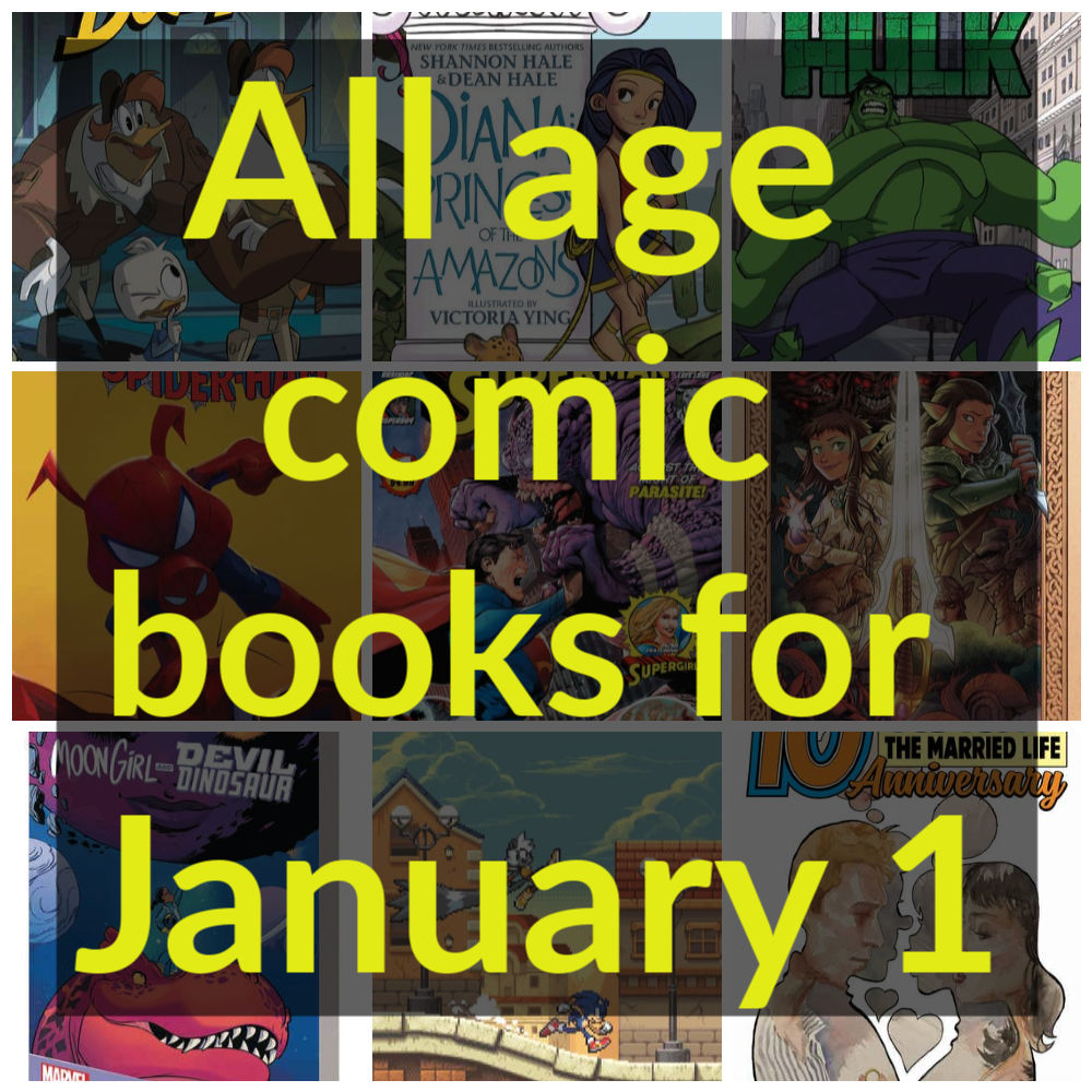 All age comic books for January 1