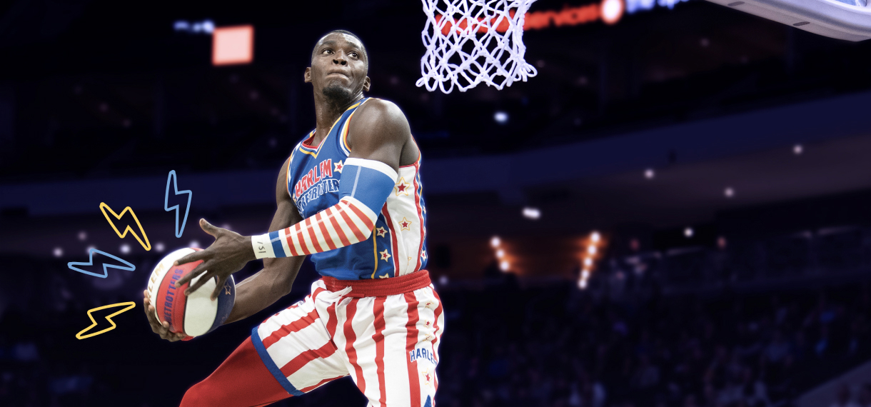 Win a family 4-pack of tickets to The Harlem Globetrotters in Duluth