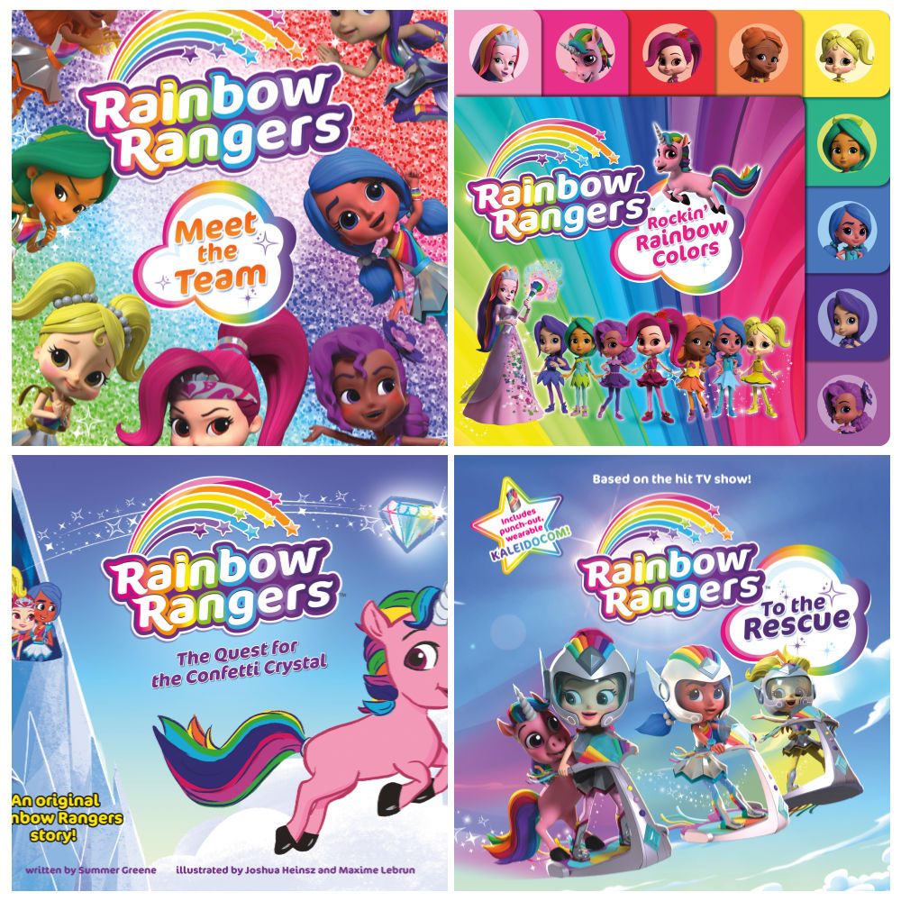 For pre-school girls it’s a Rainbow Rangers world, now they can read it too