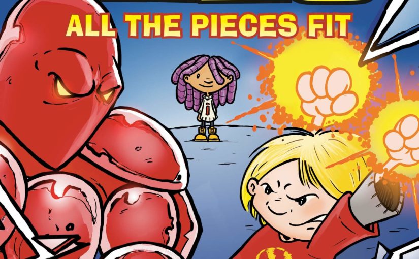 Hilo All The Pieces Fit is book 7 in this graphic novel series and completely nails the landing. Ages 7 and will be clamoring to read this one.