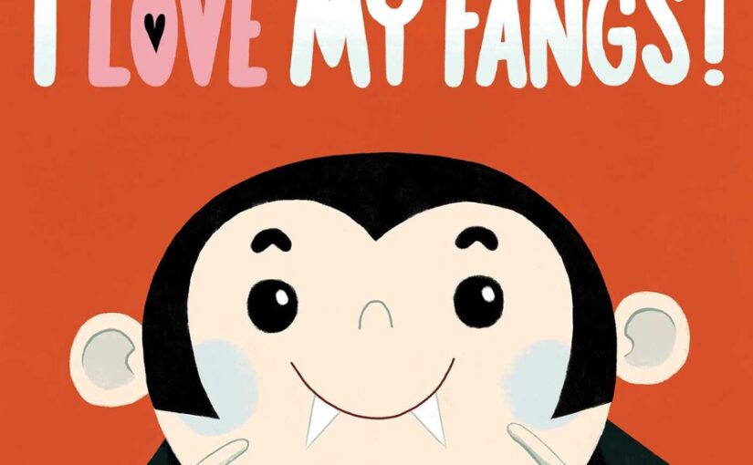 I Love My Fangs is an illustrated book about losing a tooth. It’s also about the fear of change, overcoming that, and the monsters or family that helps us all.