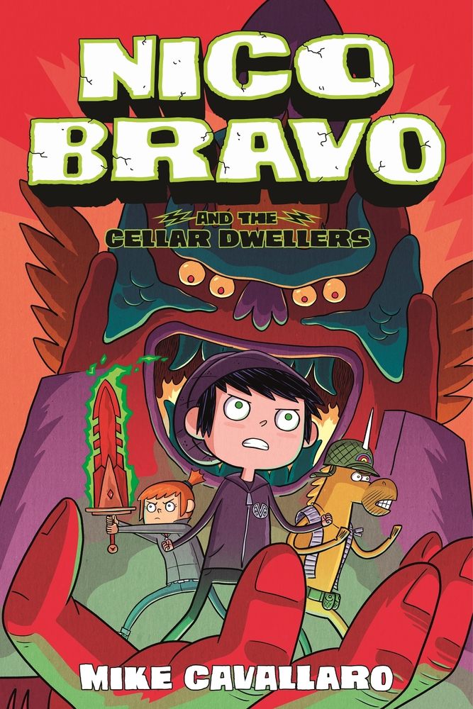 Nico Bravo and the Cellar Dwellers is a graphic novel that uses each page to show and tell its detailed story for middle grade readers and up.