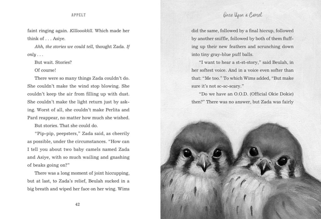 Once Upon A Camel is the kind of book you wish was around when you were younger. It’s feel-good reading for ages 8 and up that’ll stay in the forever bookshelf.