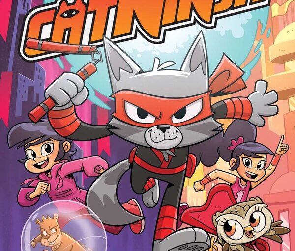 Cat Ninja: Time Heist, a graphic novel purrfect for elementary ages