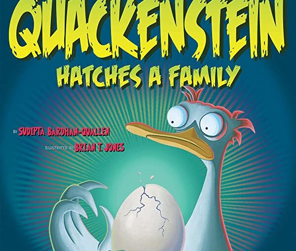 Quackenstein Hatches A Family, now in groovy 8 x 8 size