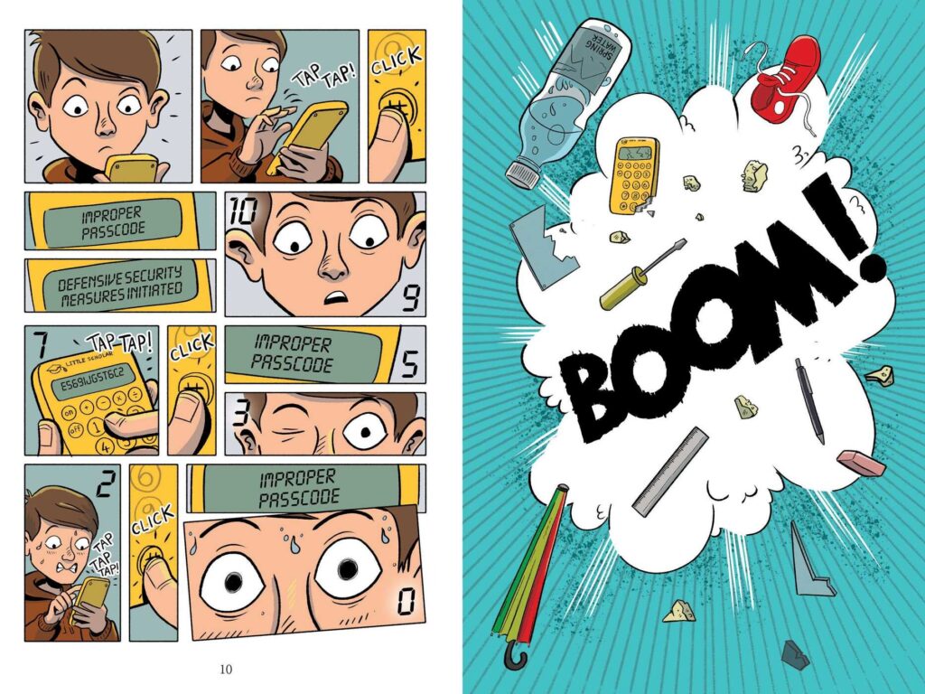 Spy School The Graphic Novel is a textbook graphic novel that can inspire kids to read more novels.