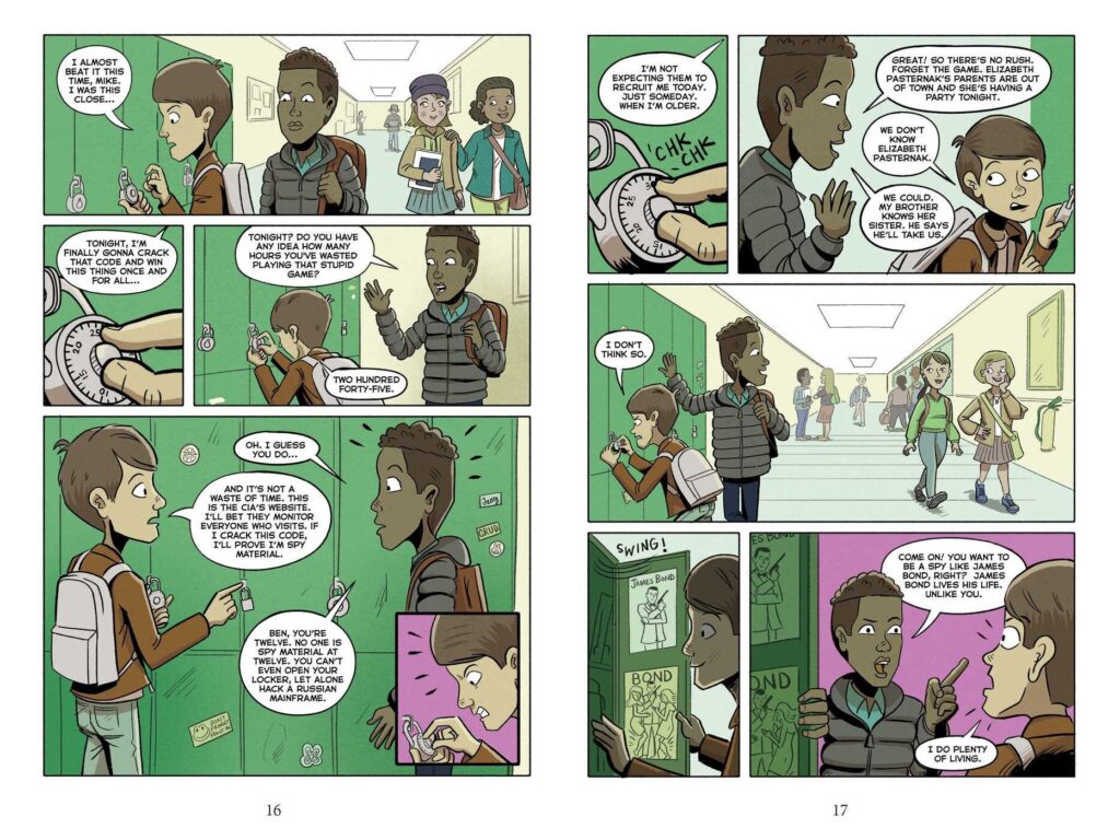 Spy School The Graphic Novel is a textbook graphic novel that can inspire kids to read more novels.