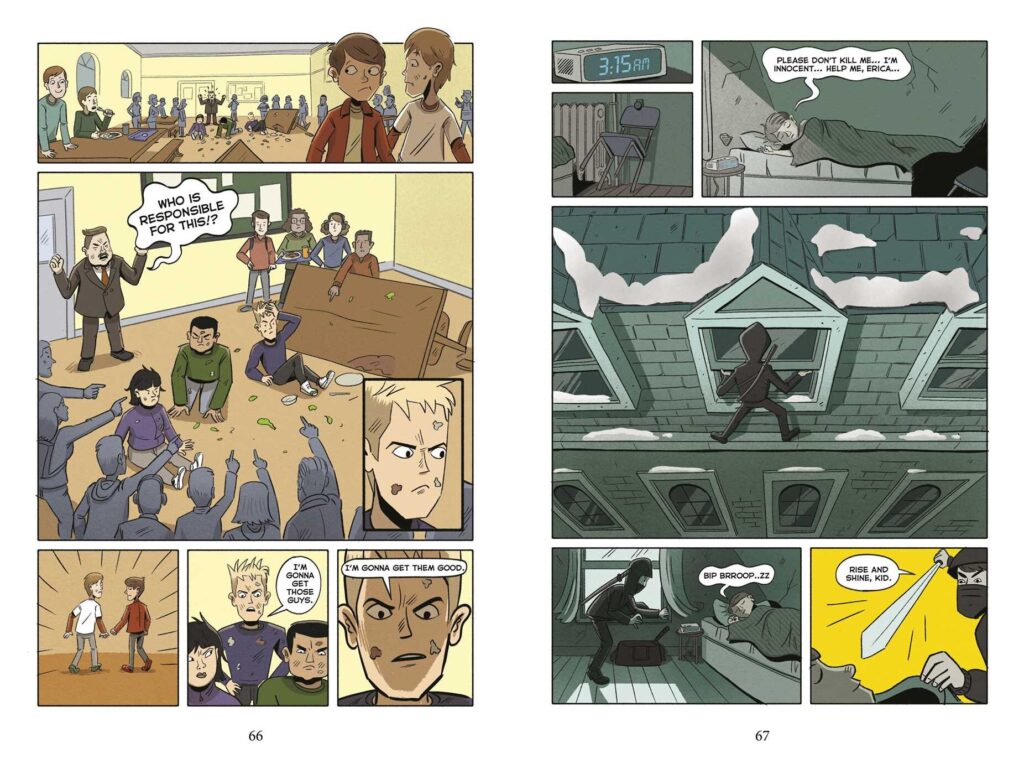 Spy School The Graphic Novel is a textbook graphic novel that can inspire kids to read more novels.