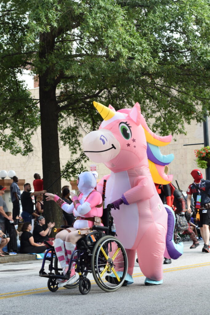 Scenes from the Dragon Con 2022 parade