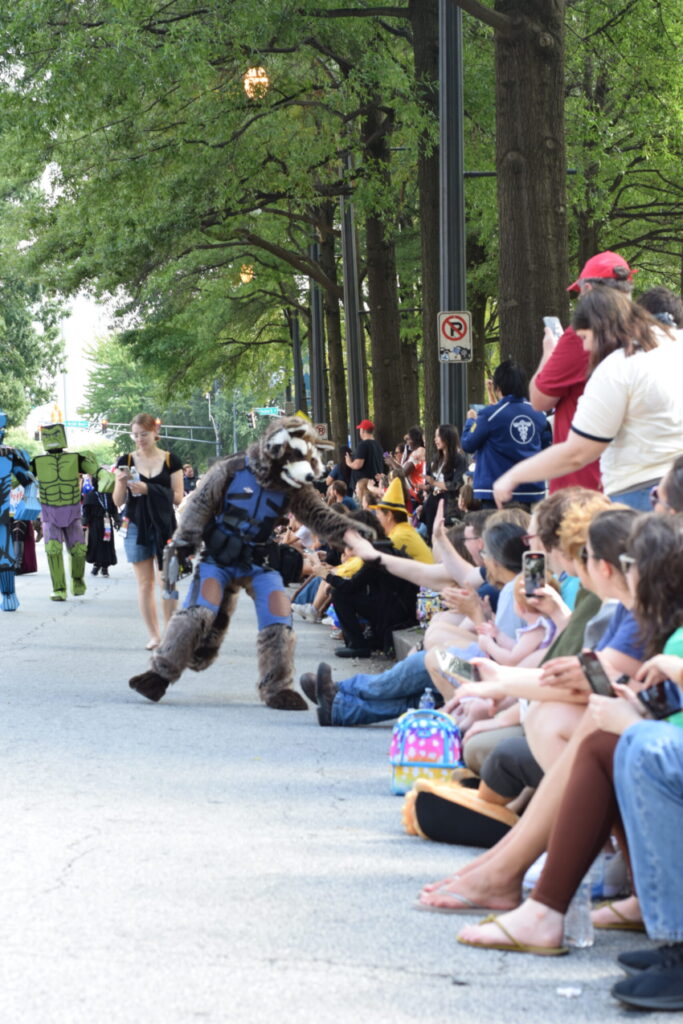 Scenes from the Dragon Con 2022 parade