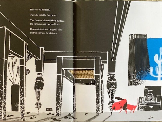 My Dog, Hen is a very clever and timeless illustrated book