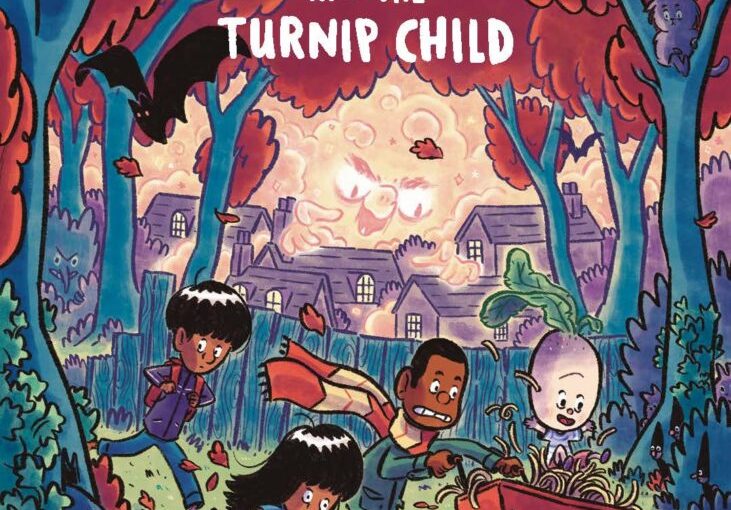 Alcatoe and the Turnip Child is a graphic novel with a timeless vibe, a slightly evil undercurrent and an irrepressibly quirky demeanor.