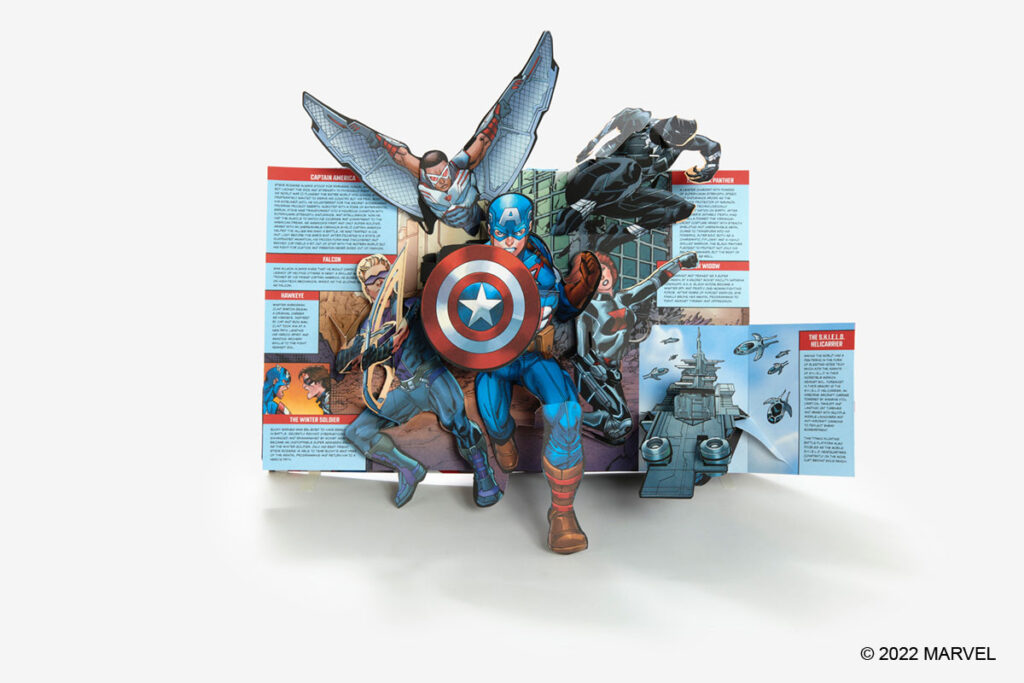 Clever Marvel Super Heroes The Ultimate Pop-Up Book is by Matthew Reinhart, paper engineer extraordinaire and gives the MCU comics a 3D rendering. Publishing has a trio of My First Spanish board books that are smart enough for sixth or seventh grade, and young enough for crawlers.