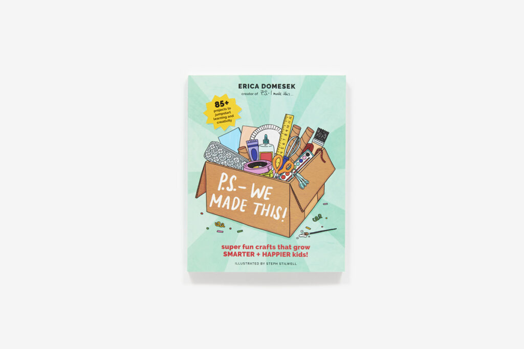 P.S.-We Made This! is the very rare crafting/activity book that can really, yes really, be done with normal, everyday things in your house.