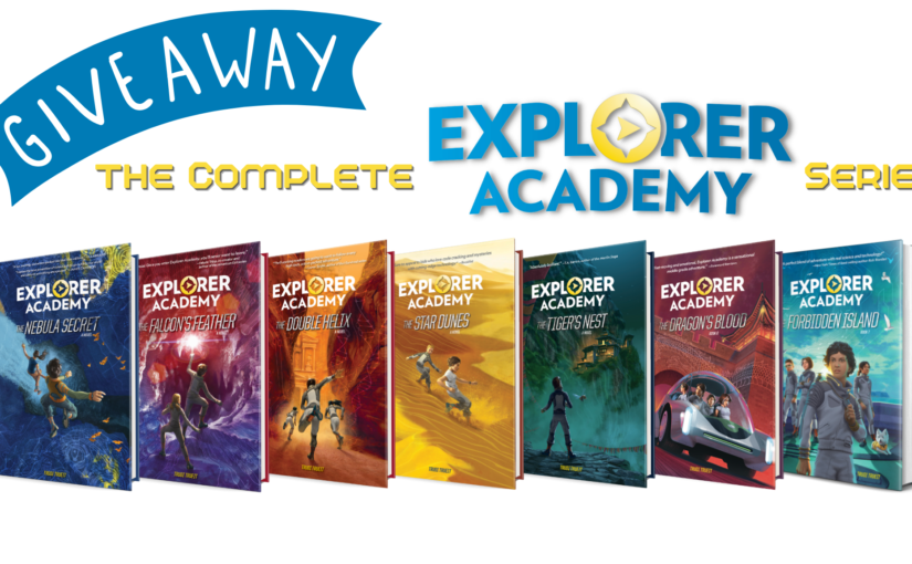 Win a complete series of Explorer Academy, realistic fiction w/a STEM backbone