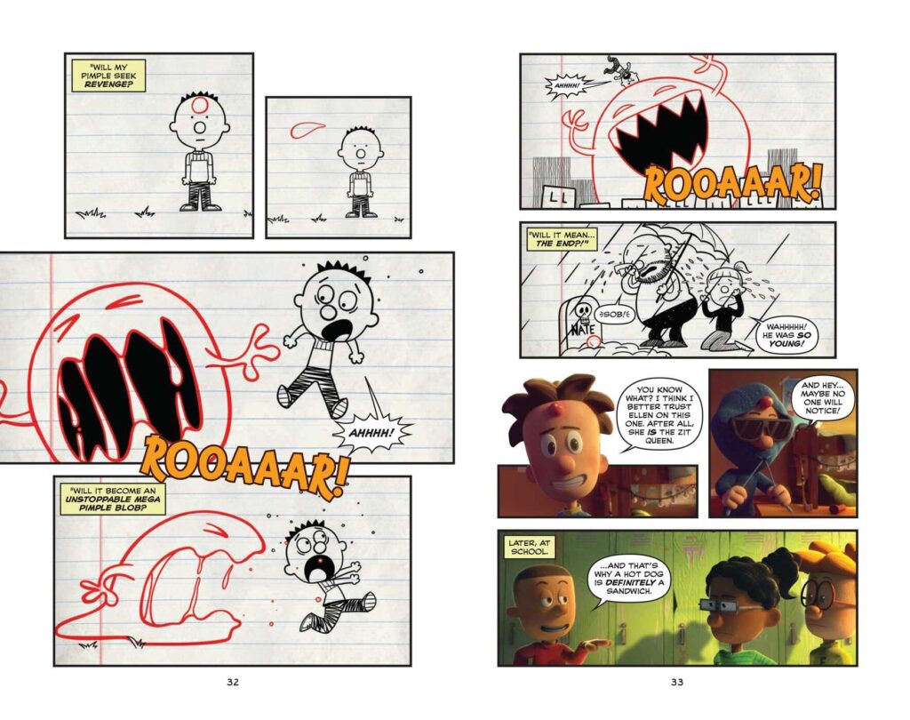 Big Nate: Prank You Very Much, a graphic novel with some DNA from the comic strips, melded with art and humor from the Paramount + show.