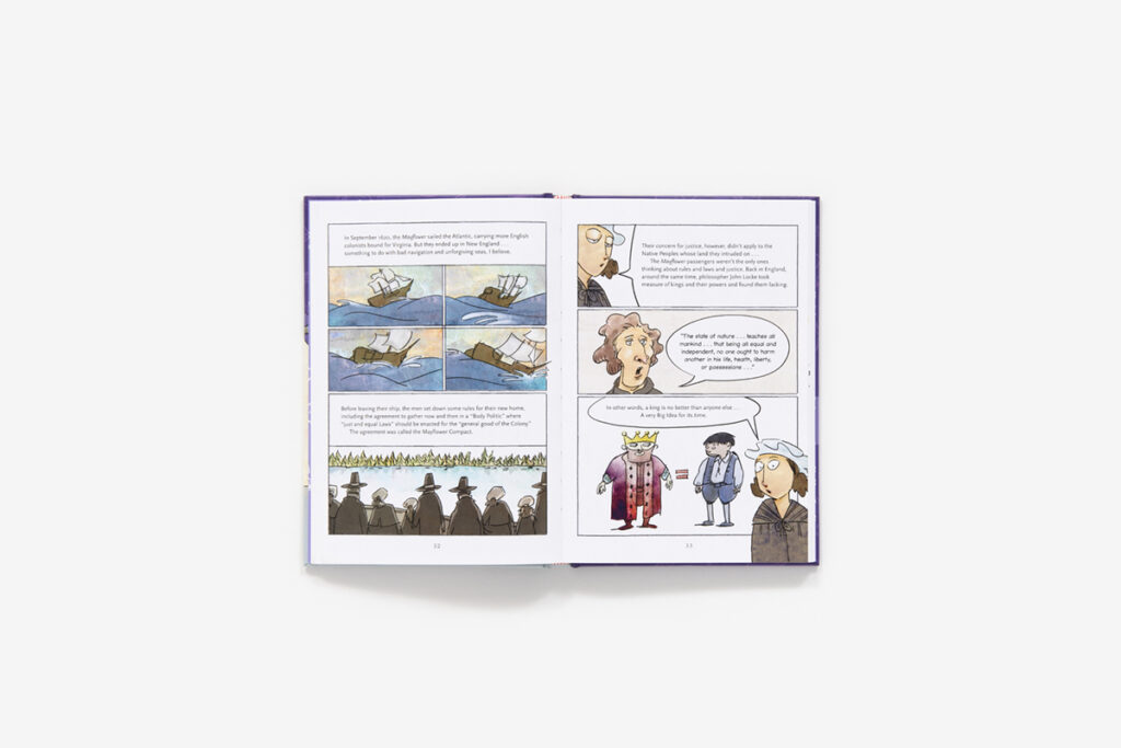 We The People! is a non-fiction graphic novel from the Big Idea series that makes the complex topic of democracy interesting and approachable.