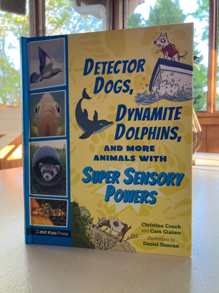 Detector Dogs is a STEM book that’s heavy on knowledge and a deep dive into learned animal behavior for middle school science.