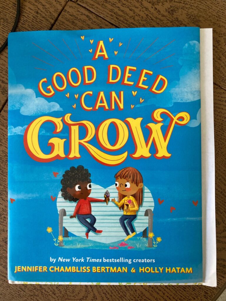 A Good Deed Can Grow is a real aloud book that encourages pre-k through early elementary readers to think in their own world as to how they can make things better.