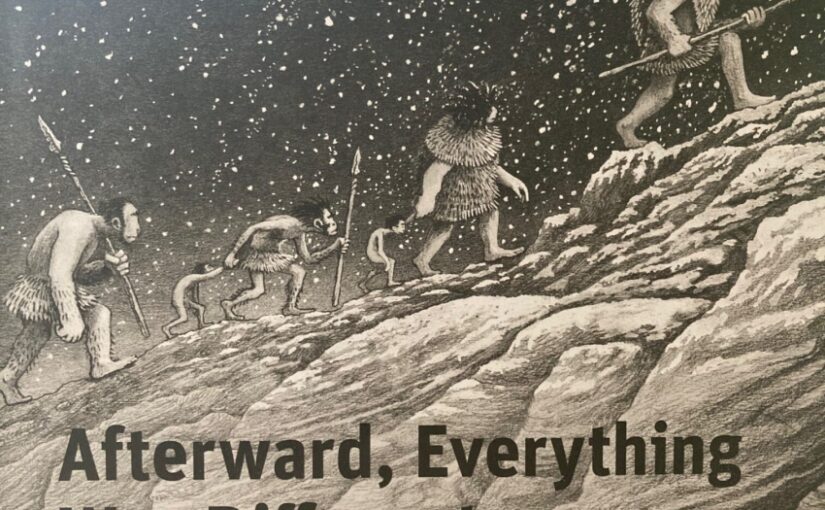 Afterward, Everything Was Different is a wordless book whose art does the thought-provoking talking, but then the author’s note makes it weird.