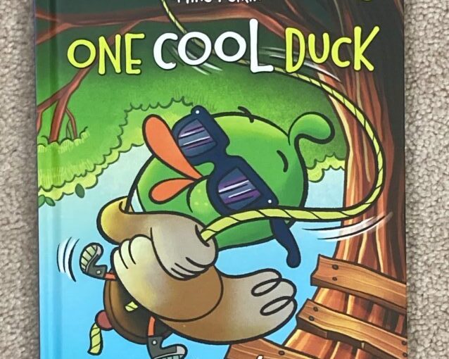 One Cool Duck is a graphic novel series aimed at very young readers. King of Cool is the first entry in it that’ll charm pre-k and up.