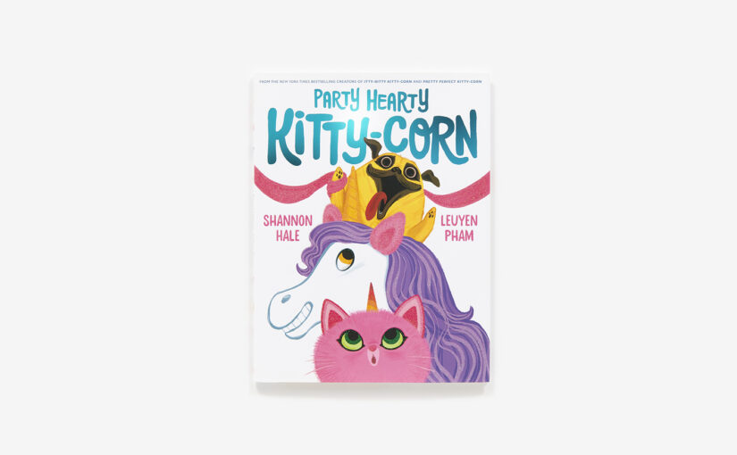 Party Hearty Kitty-Corn is illustrated book giddiness that runs with energy and soft lessons for pre-k and early elementary.