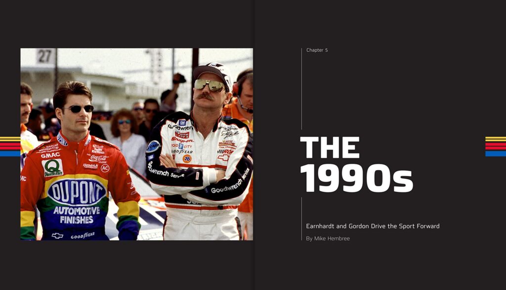 NASCAR 75 Years is a coffee table book in the true sense of the word. It satisfies fans in its deep-dive stories and documentation, but also serves as an introduction for the masses.