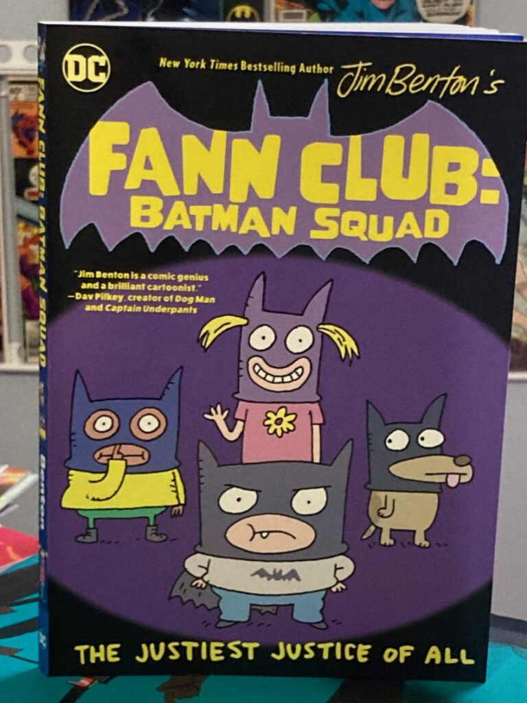 Fann Club: Batman Squad is an original graphic novel that aims at elementary school ages, but covers ages eight and up.