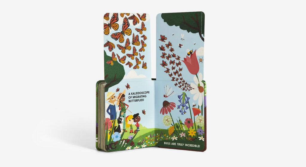 Bug Block is the latest in the go-to board book series from Abrams, this time shining a light on the little creatures in our backyard. 